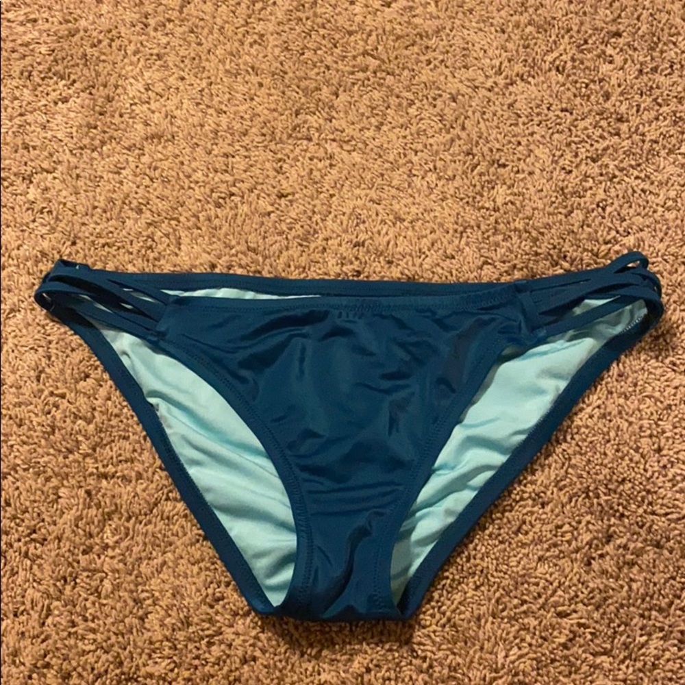 Teal bathing suit bottoms size large